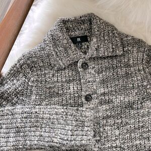 Banana Republic Alfi Cardigan Sweater in Grounded Taupe